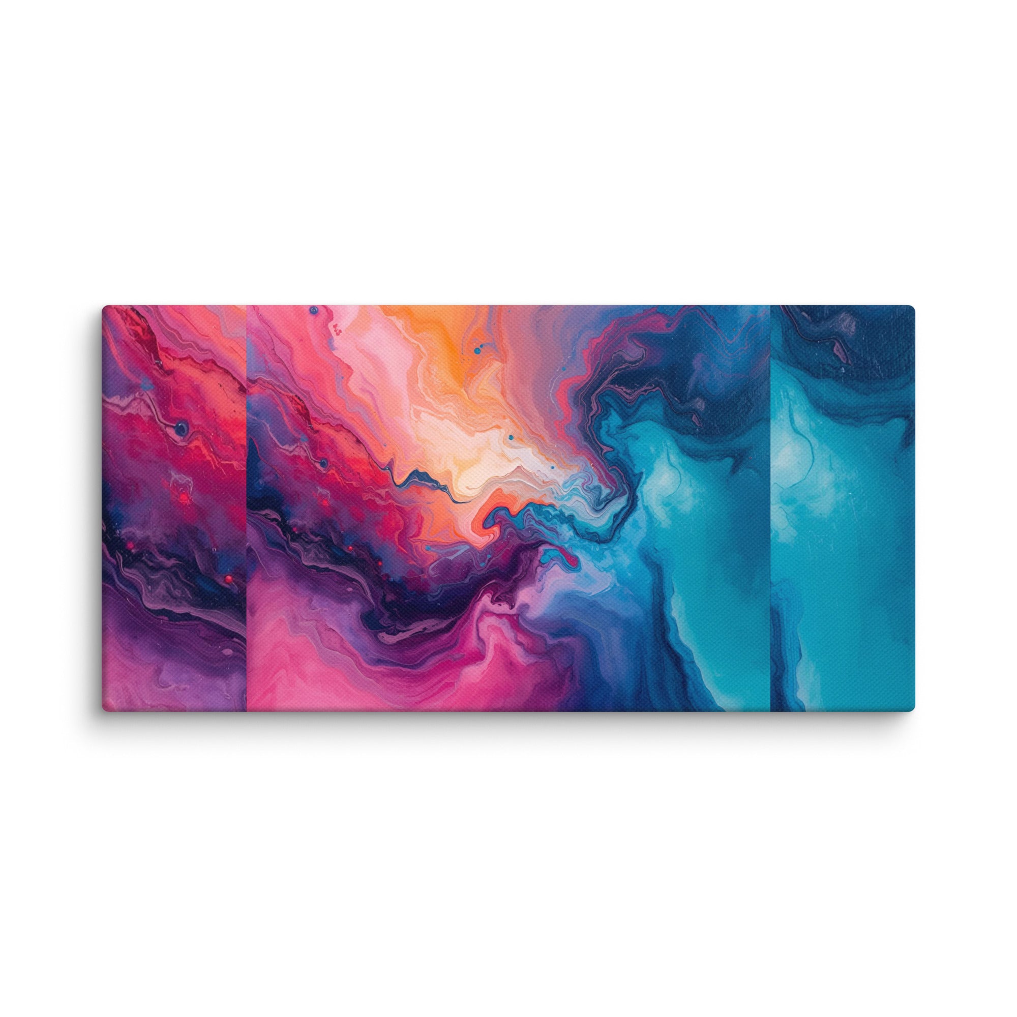 Vivid Abstract Canvas Print - Premium Fade Resistant 1.25 Inch Thick Art - Rosetta Creative Boutique